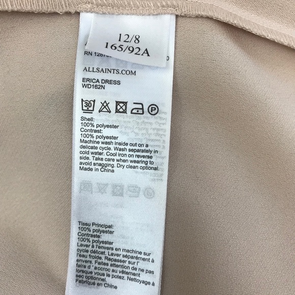 NEW wTag-ALL SAINTS Erica Dress Sz 8 - Picture 6 of 6